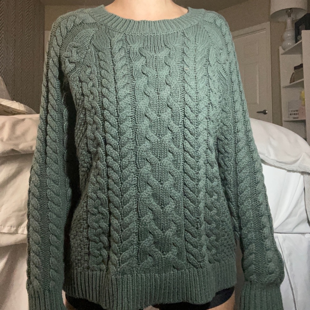 Aerie Braided Sweater